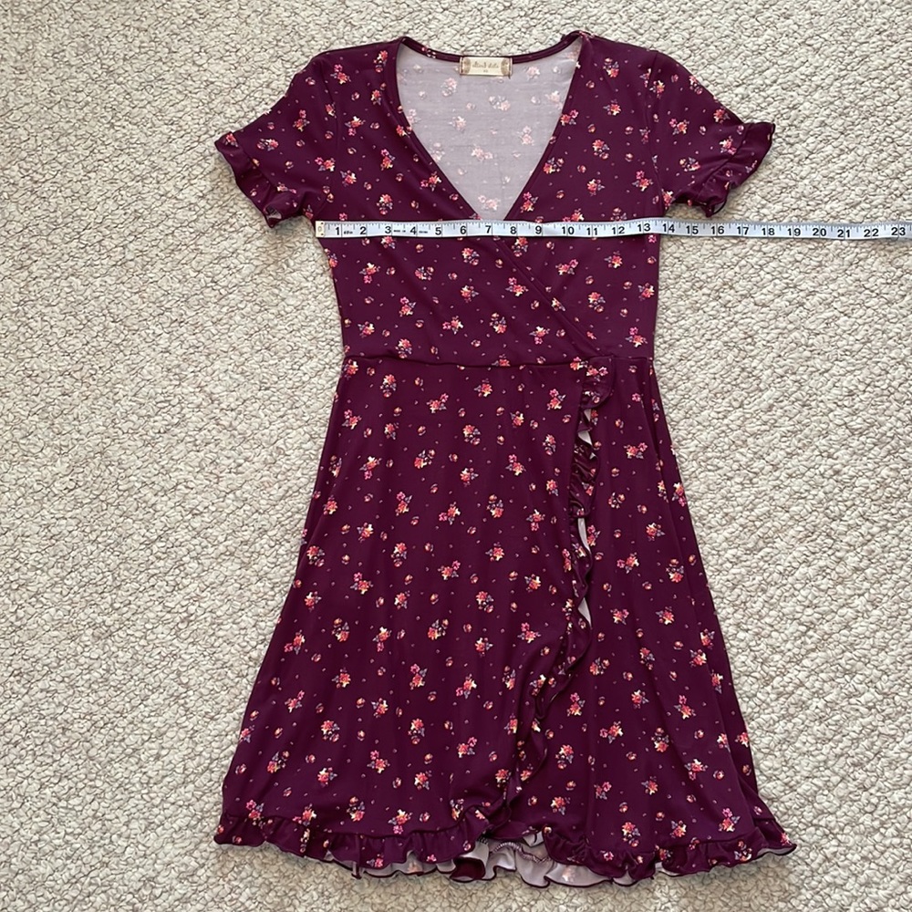 Altar’d State floral wrap dress - Picture 5 of 14